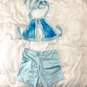 Baby Blue Lace Exoticwear